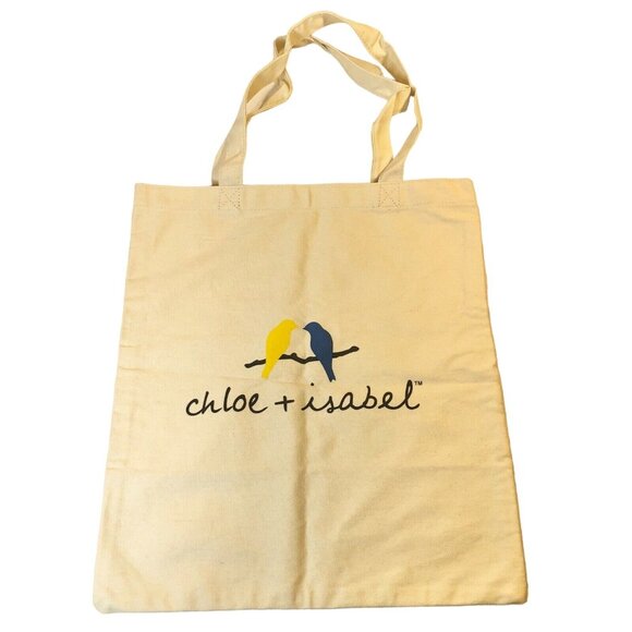 Chloe+Isabel Canvas Tote Bag Creative Confident Be You Birds on Branch EUC - Picture 1 of 10